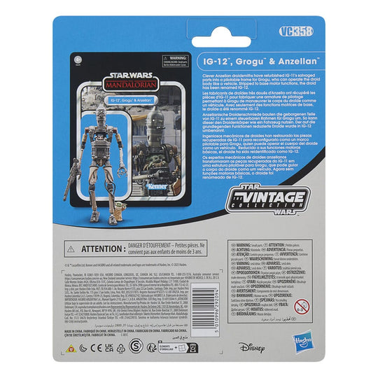 Figurine Anzellan Star Wars The Mandalorian Vintage Collection en détail