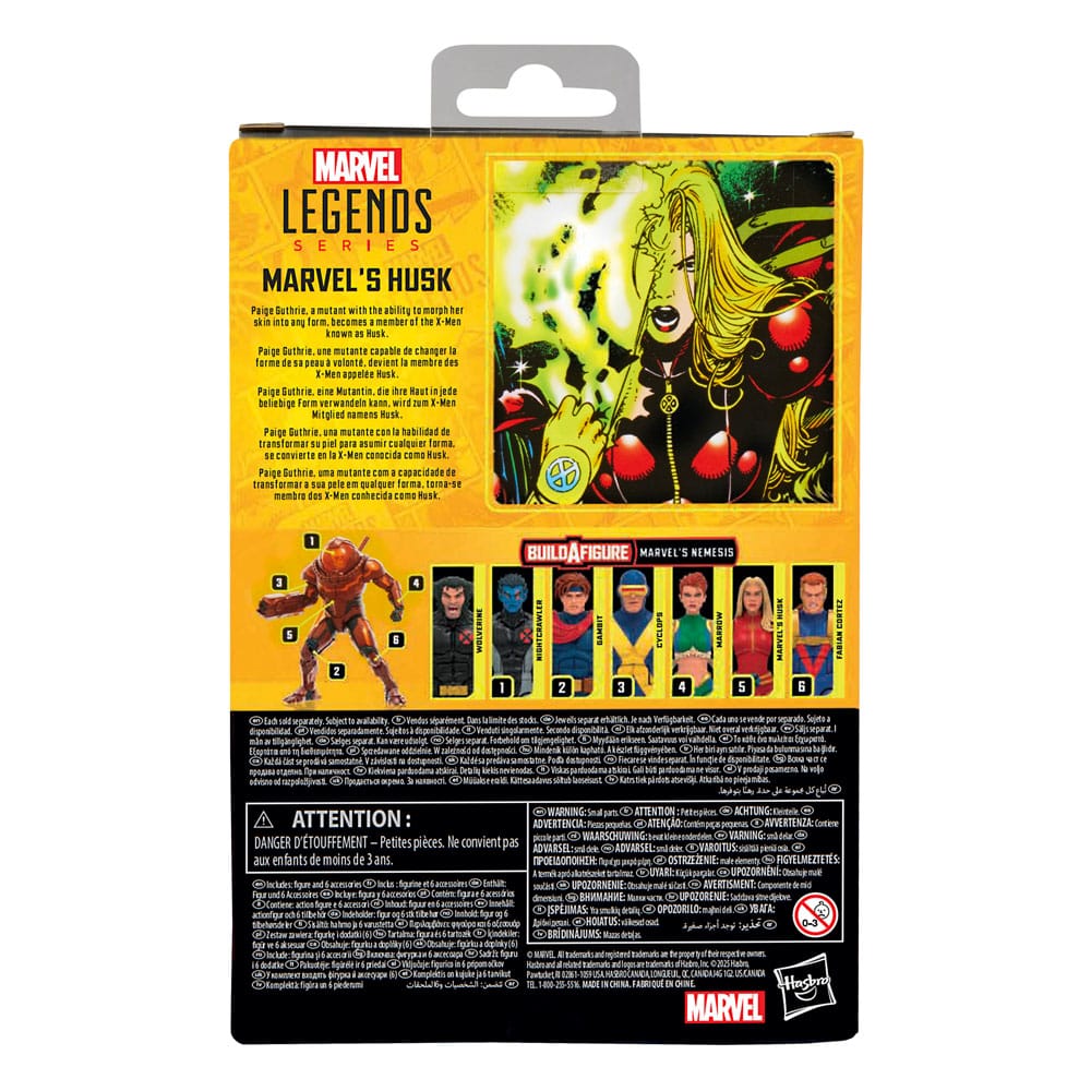 Accessoires de la figurine Marvel's Husk, mains interchangeables