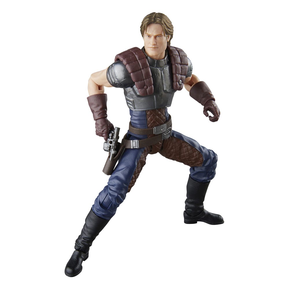 Figurine Dash Rendar 15 cm avec accessoires, prête pour l'aventure galactique.