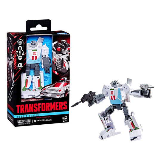 Détail de la figurine Wheeljack Transformers Devastation avec ses blasters amovibles