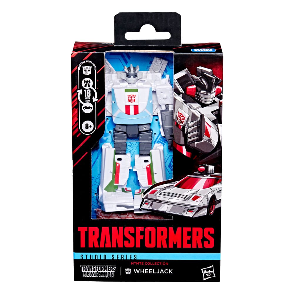 Figurine Wheeljack Transformers Studio Series Deluxe 11 cm posée avec accessoires
