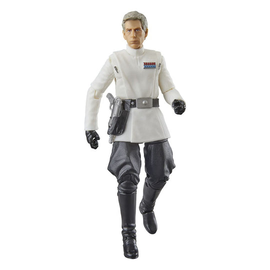 Gros plan sur la finition premium de la figurine Director Orson Krennic Hasbro