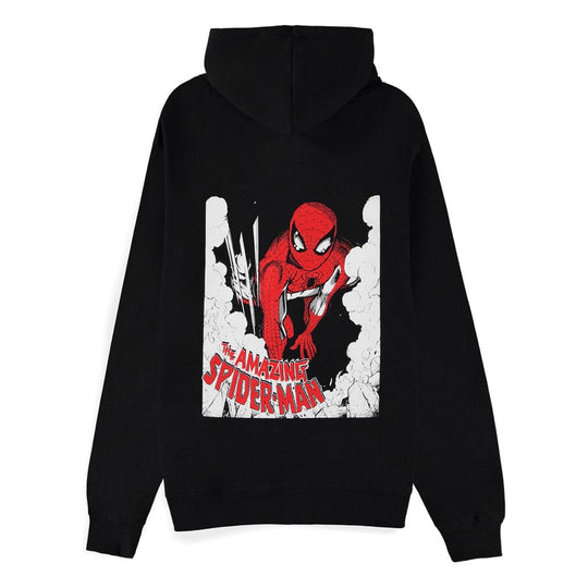 Sweat à capuche Spider-Man Marvel Difuzed officiel, vue de face, taille L