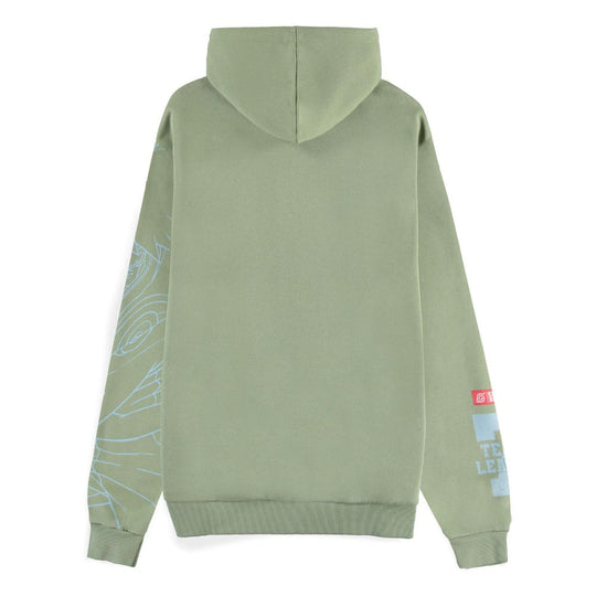 Détail du design Kakashi sur le pull à capuche Naruto Difuzed