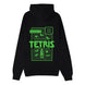 Sweater à capuche Tetris Game Over Difuzed, vue de face, motifs colorés