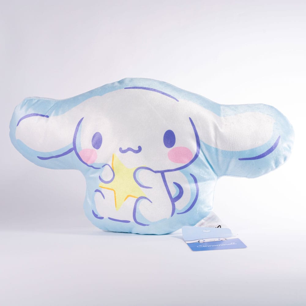 Oreiller Cinnamoroll Star Sanrio officiel Herding sur fond blanc