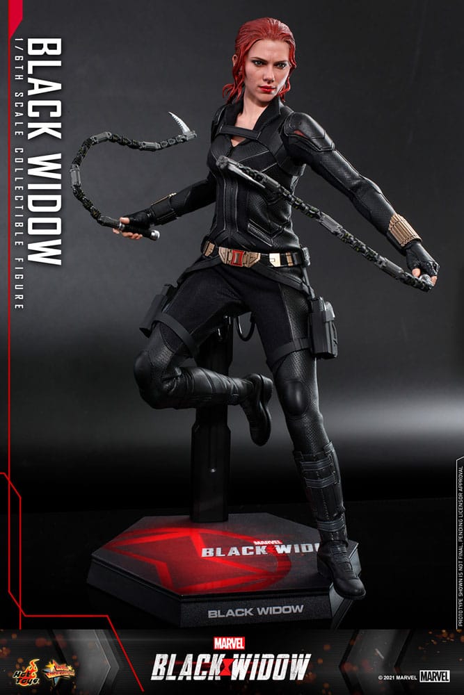 Packaging boîte-fenêtre de collection de la figurine Black Widow Hot Toys
