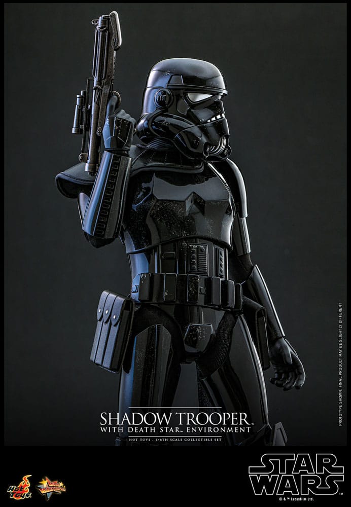 Figurine Hot Toys Shadow Trooper avec différentes poses possibles