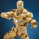 Présentation complète de la figurine Iron Man Mark III Gold et de son emballage