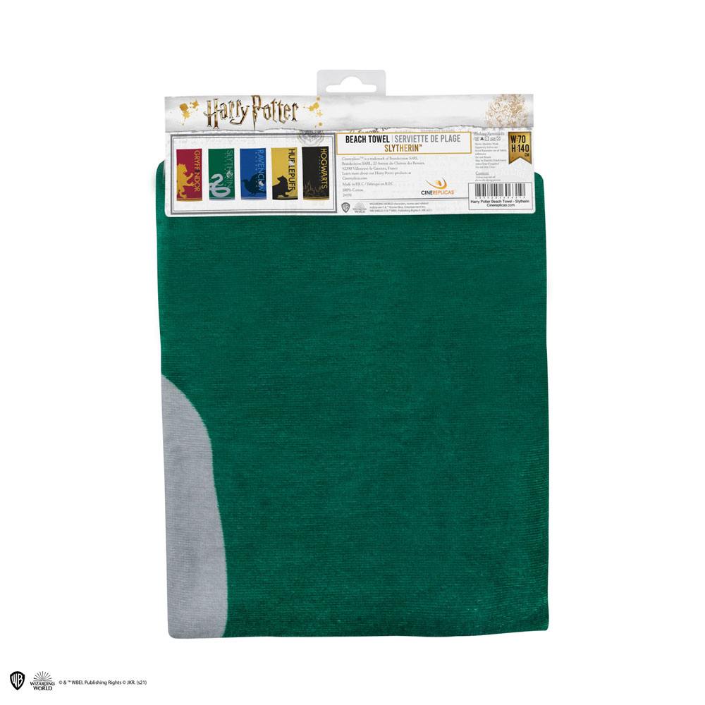 Serviette Cinereplicas Harry Potter Serpentard pliée