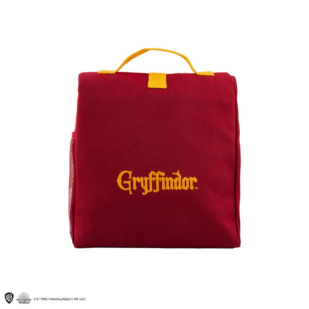 Sac à goûter Harry Potter Gryffindor avec une bouteille d'eau et une collation à l'intérieur