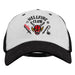 Casquette Hellfire Club Stranger Things de face avec logo rouge