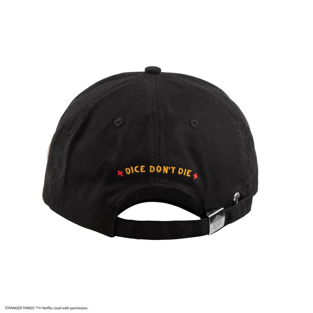 Vue arrière de la casquette Hellfire Club avec sangle réglable