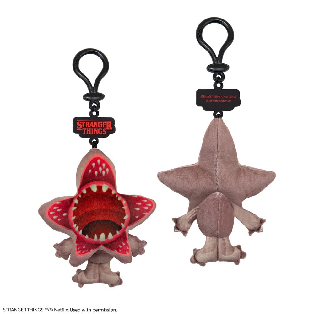Porte-clés peluche Demogorgon Stranger Things avec ses dimensions de 12x8 cm