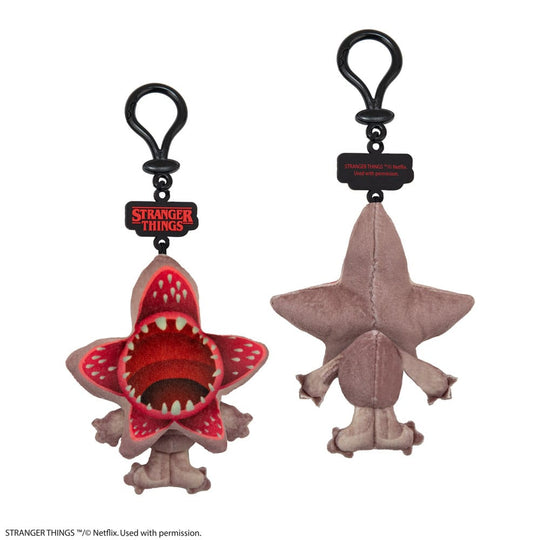 Porte-clés peluche Demogorgon Stranger Things avec ses dimensions de 12x8 cm