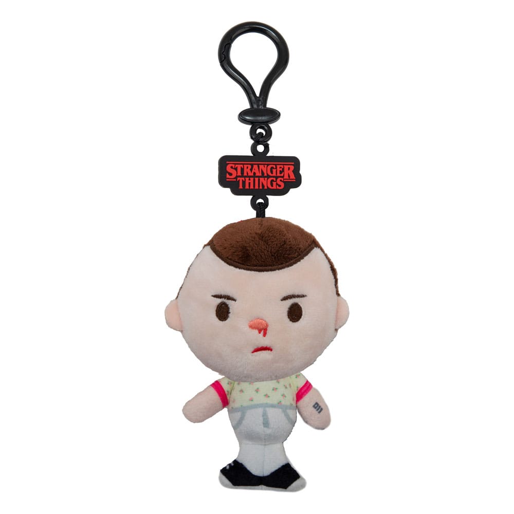 Porte-clés peluche Stranger Things Eleven 12 cm officiel Cinereplicas, vue de face