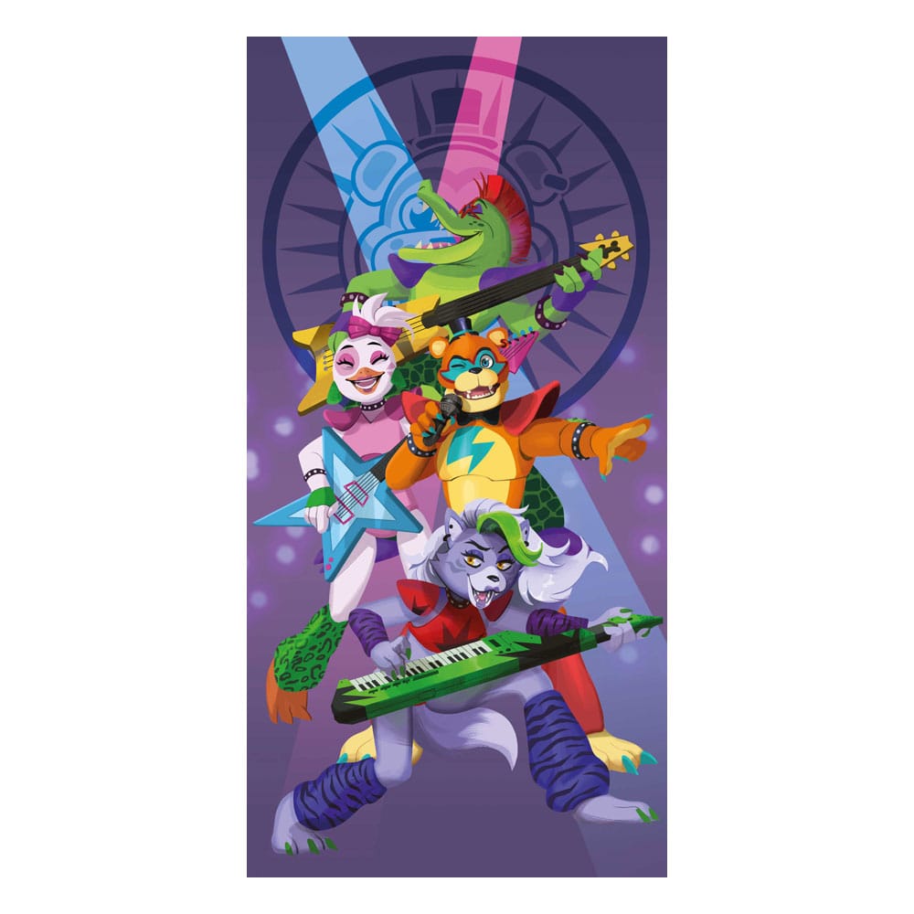 Serviette de bain Five Nights at Freddy's 140x70 cm 100% coton Halantex