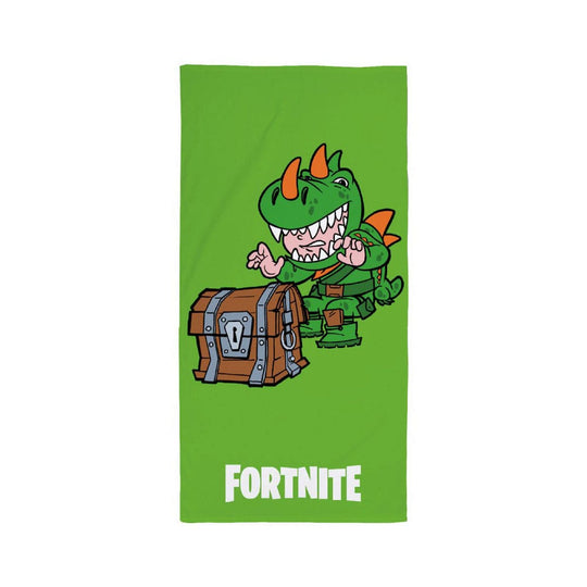 Serviette de bain Fortnite officielle Halantex 140x70 cm en 100% coton, motif gaming