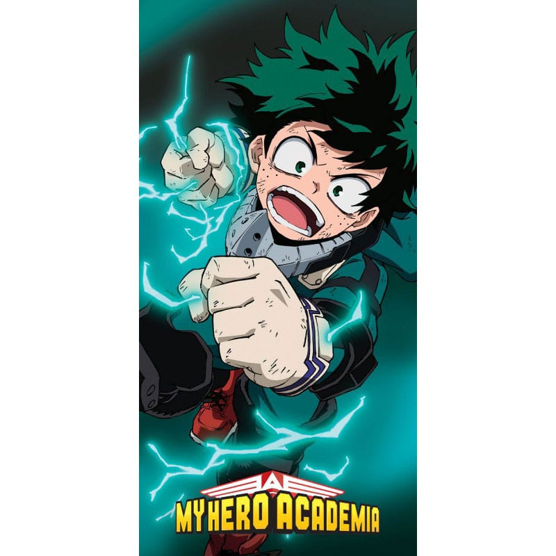 Serviette de bain My Hero Academia Ver. 2 officielle Halantex 140x70 cm en coton