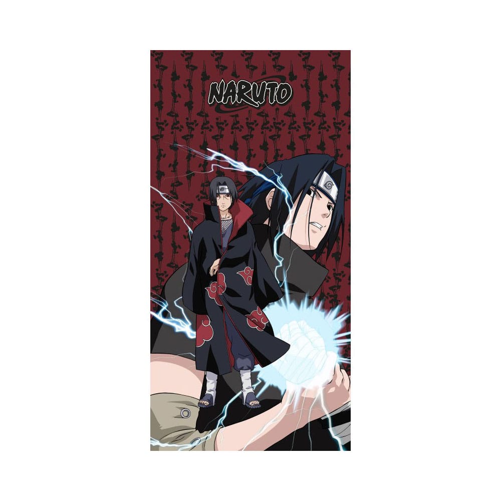 Serviette de bain Naruto Ver. 3 officielle Halantex 100% coton 140x70cm avec illustration de Naruto Uzumaki