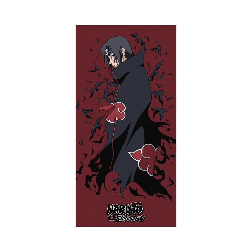 Serviette de bain Naruto Shippuden officielle Halantex 140x70cm en coton
