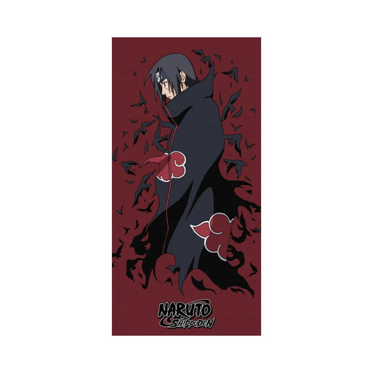 Serviette de bain Naruto Shippuden officielle Halantex 140x70cm en coton