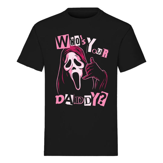 T-shirt Scream Ghost Face 'Who's Your Daddy' officiel Indiego taille M