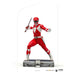 Statuette Power Rangers Red Ranger Iron Studios vue de face