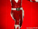 Figurine de collection Red Ranger Iron Studios, pose dynamique