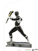 Statuette Power Rangers Black Ranger Iron Studios vue de face