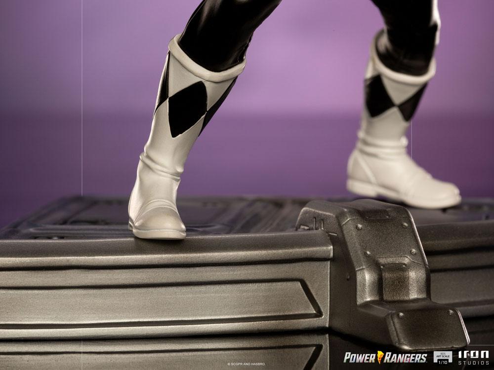 Statuette Power Rangers Black Ranger 17 cm en résine