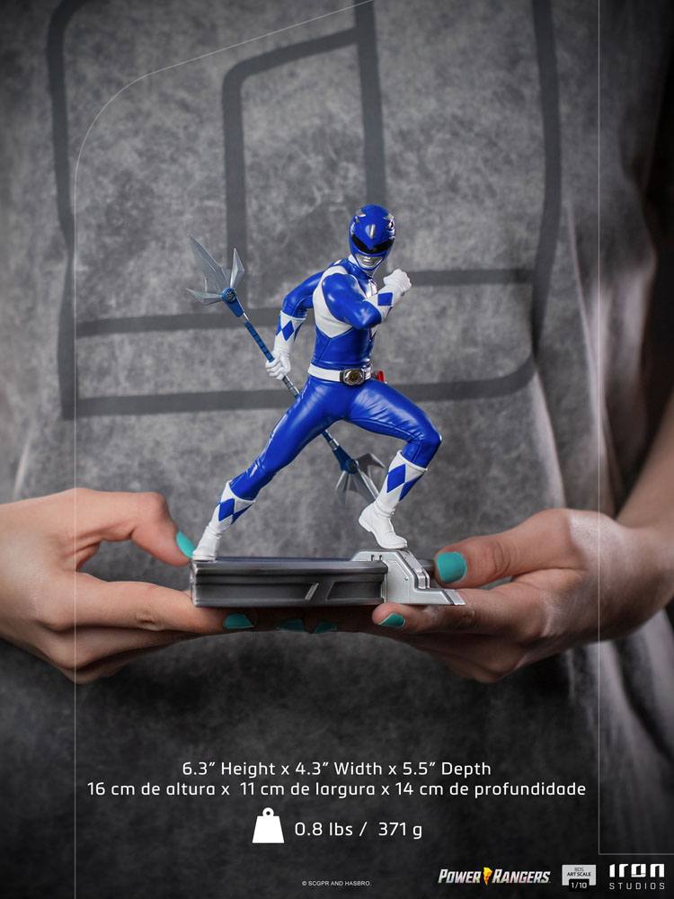 Statuette Power Rangers Blue Ranger 16cm, un must-have pour les fans