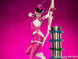 Statuette Power Rangers Pink Ranger avec base détaillée