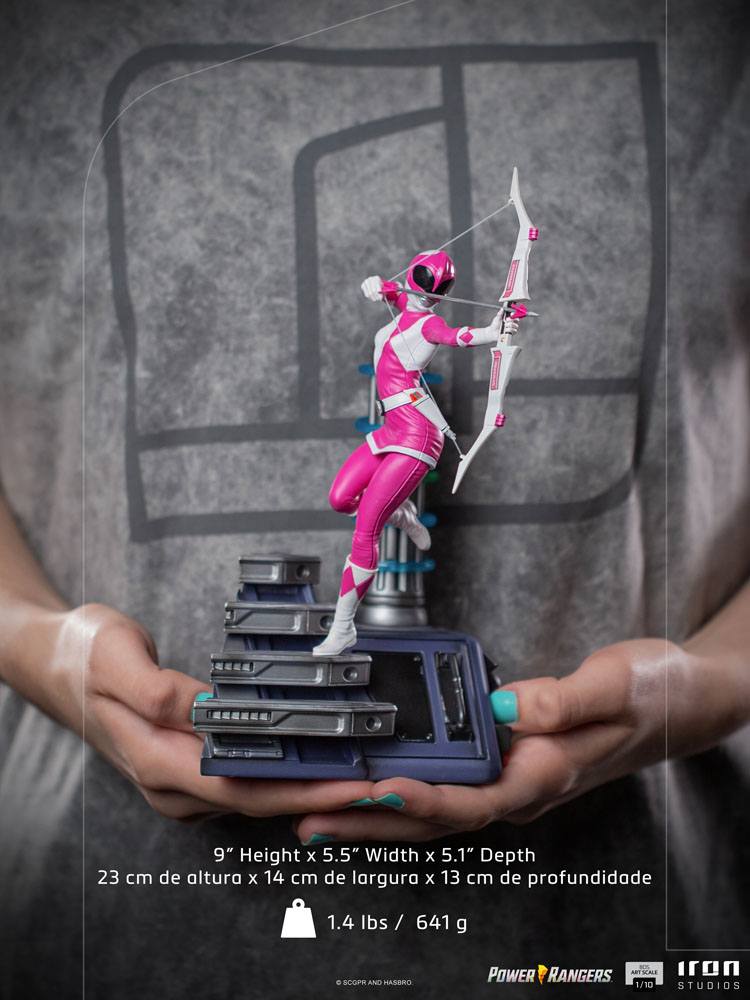 Pink Ranger Iron Studios, figurine d'action et de collection