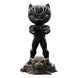 Figurine Black Panther Mini Co. Iron Studios, vue de face détaillée