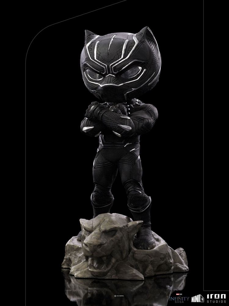 Détail du costume de Black Panther sur la figurine Iron Studios The Infinity Saga