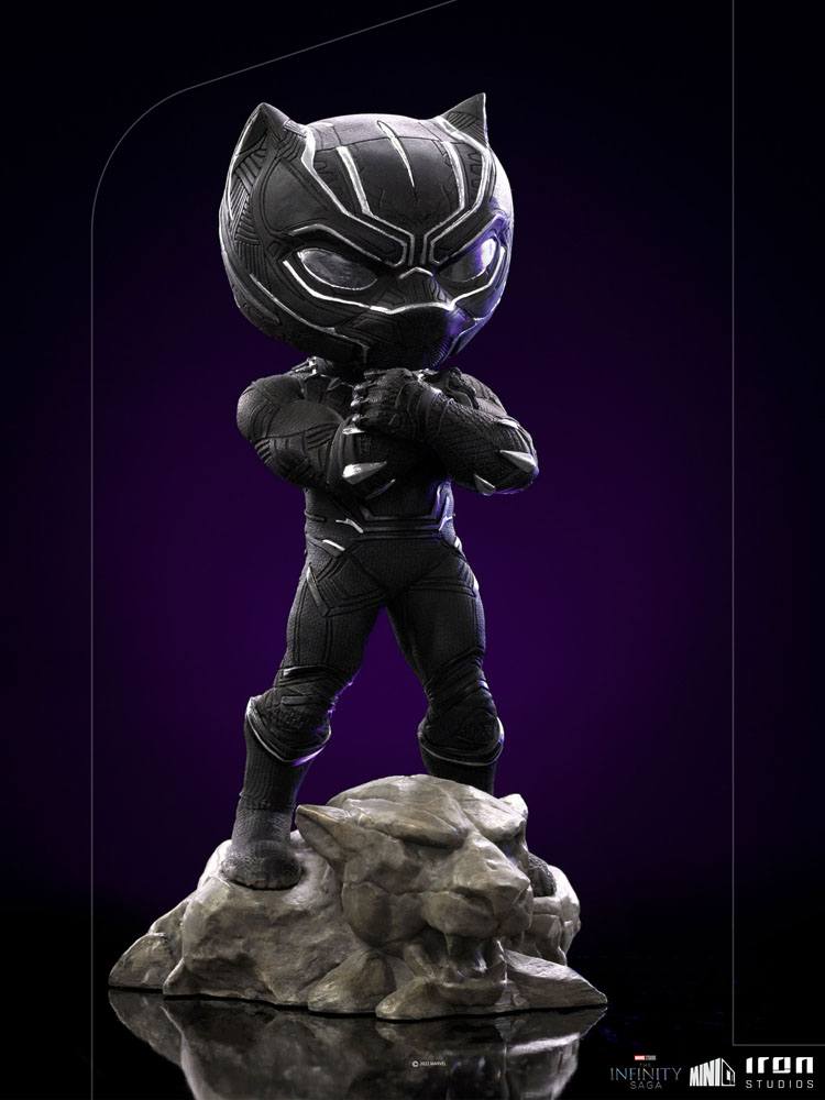 Emballage boîte-fenêtre de la figurine Black Panther Mini Co.