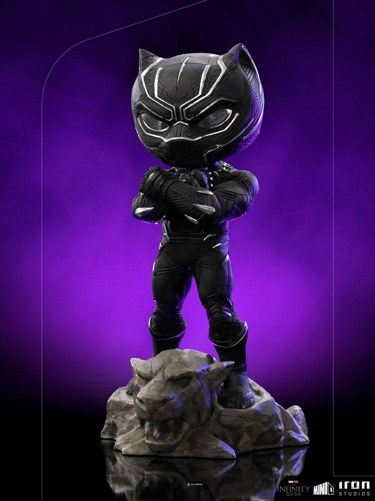 Collection Mini Co. Iron Studios, figurine Black Panther en PVC