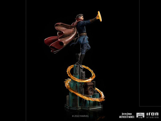 Vue d'ensemble de la statuette Doctor Strange Iron Studios