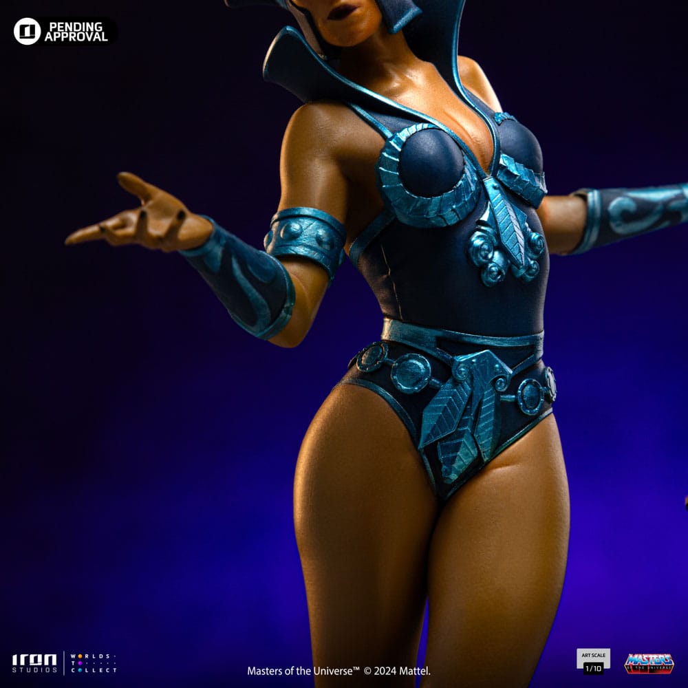 Packaging de la statuette Evil-Lyn Iron Studios