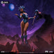 Statuette Evil-Lyn MOTU, perspective dynamique