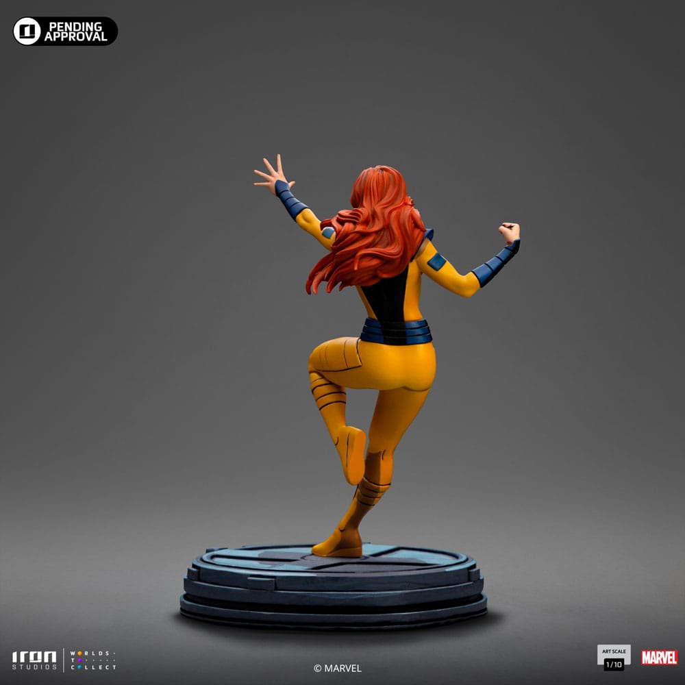 Statuette Jean Grey de profil, costume X-Men '97
