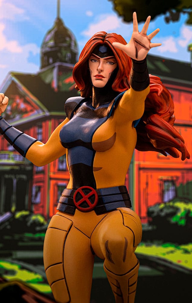Jean Grey X-Men '97, vue du dessus de la figurine
