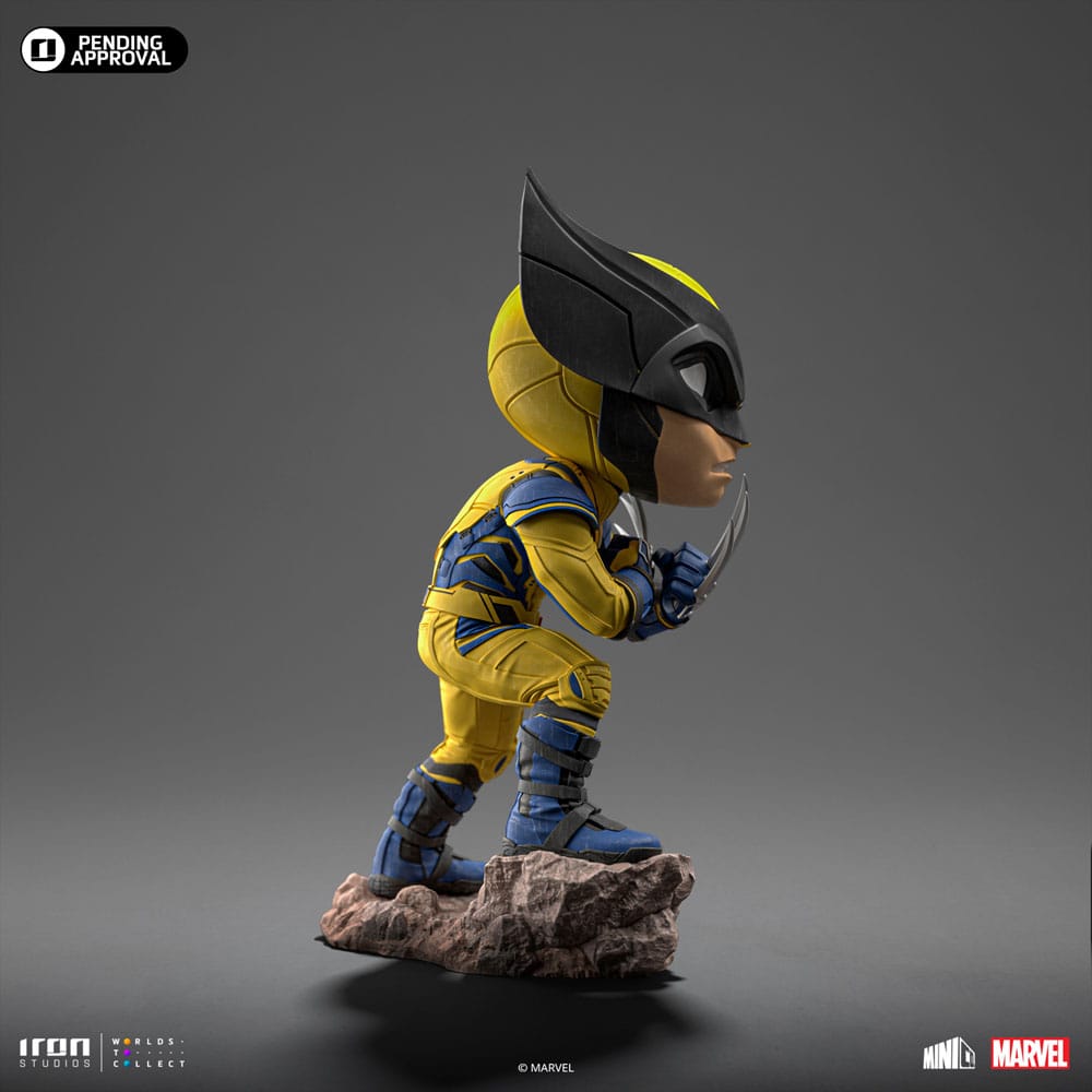 Figurine Wolverine Mini Co. Iron Studios en action