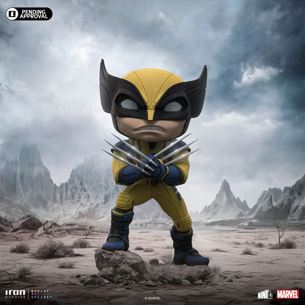 Emballage boîte-fenêtre de la figurine Wolverine Mini Co. Marvel