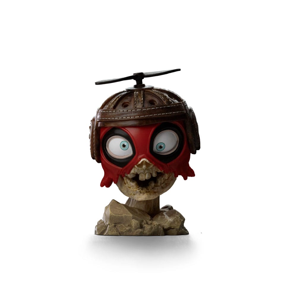 Figurines Deadpool et Wolverine Mini Co. Unmasked, angle légèrement différent