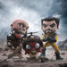 Figurines Deadpool et Wolverine Mini Co. Unmasked, vue de dessous