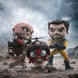 Figurines Deadpool et Wolverine Mini Co. Unmasked, vue de dessous