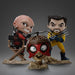 Boîte du produit Iron Studios Mini Co. Deadpool et Wolverine, face avant