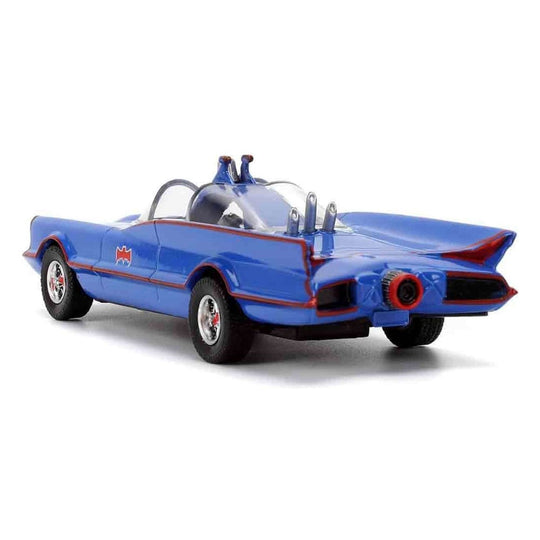 Vue d'ensemble de la Batmobile 1966 Jada Toys et ses détails